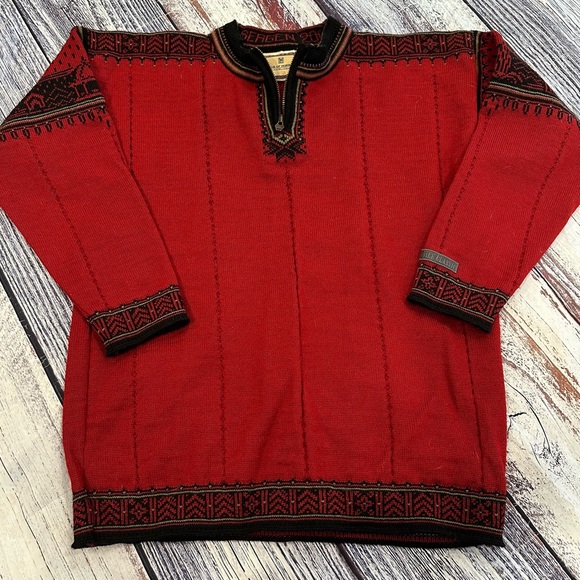 Dale of Norway Sweaters Vintage Dale Of Norway 0 Wool Red Bergen